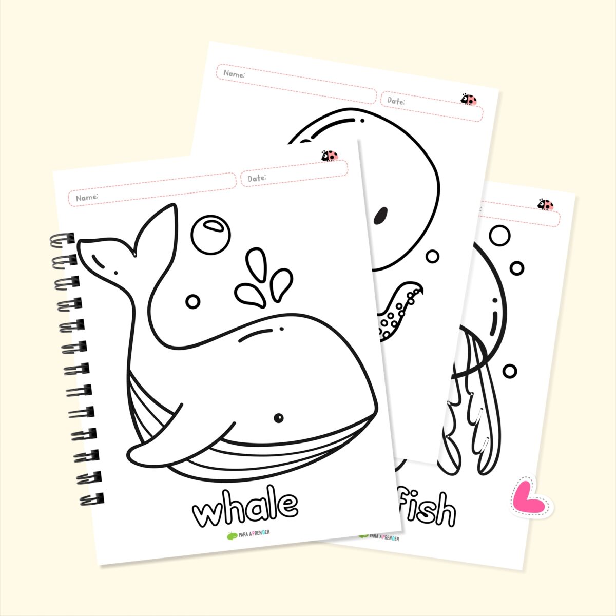 Animales en Inglés para Colorear - Imagen 4