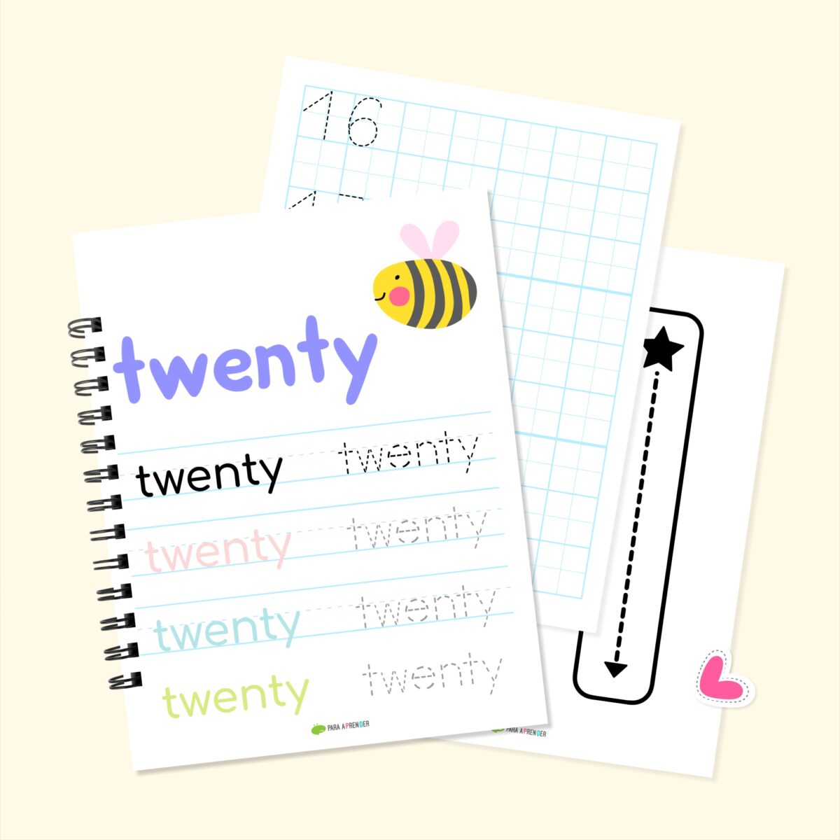 Los Números en Inglés del 1 al 20 con Letra - Imagen 4