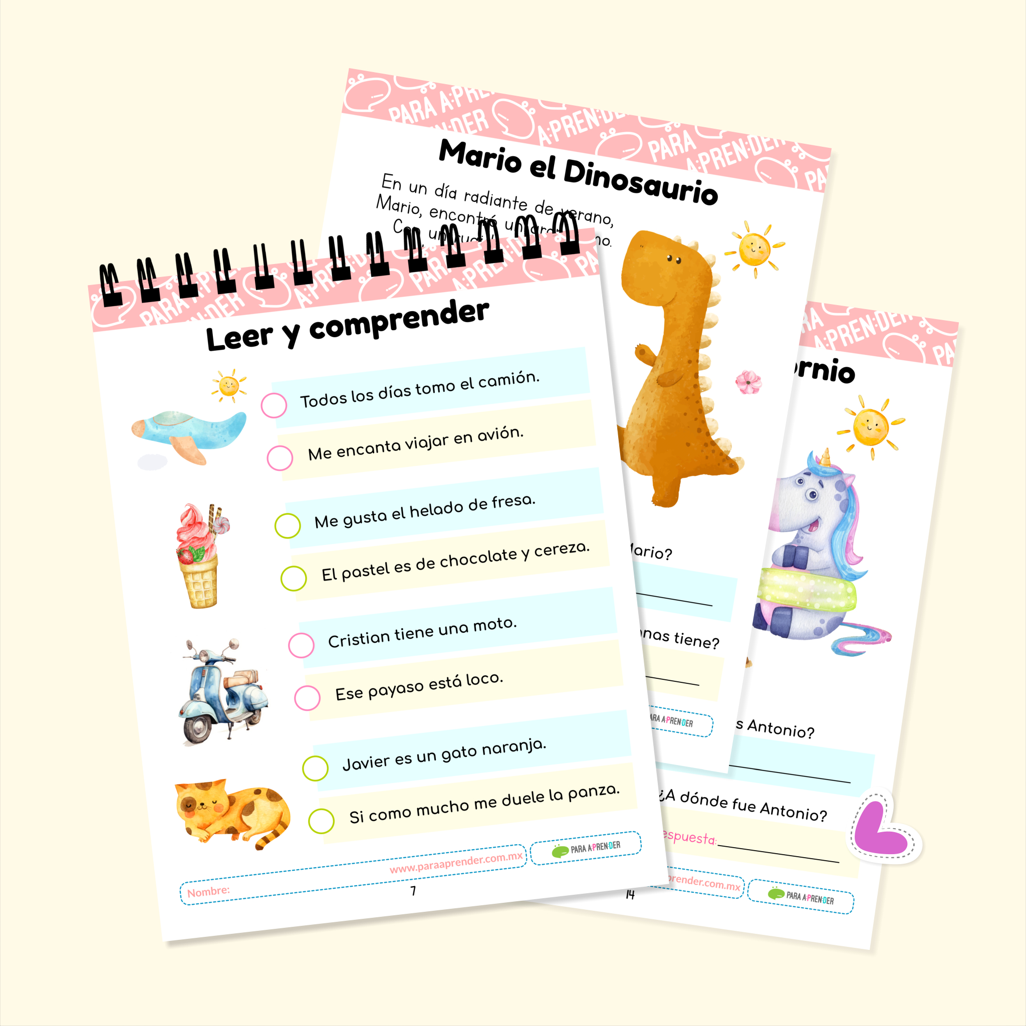 Lecturas de Comprensión para Inicial 26 pág. - Imagen 3